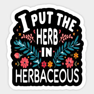 Herbalist Sticker